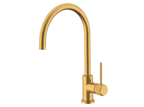 Soul Groove Sink Mixer Brushed Brass
