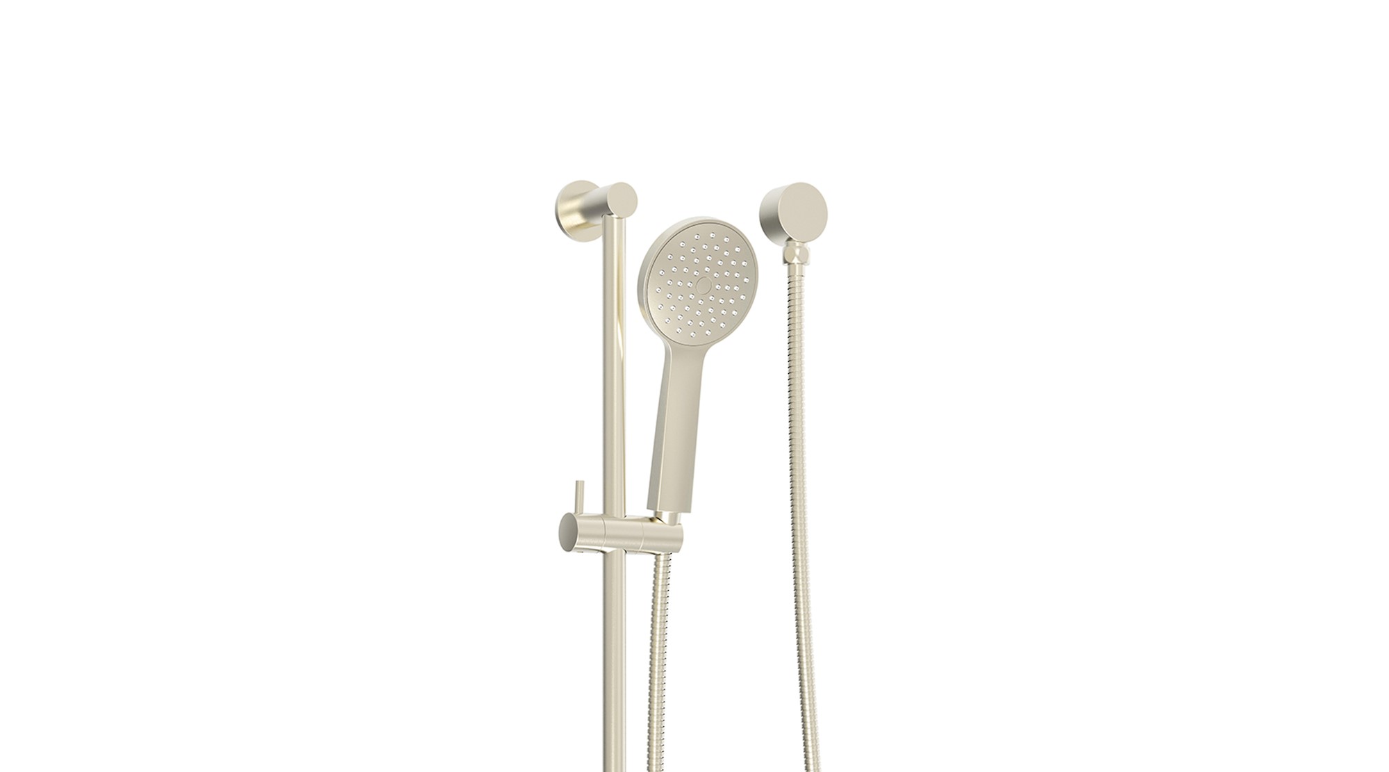 Soul Classic Hand Shower On Rail Brushed Nickel