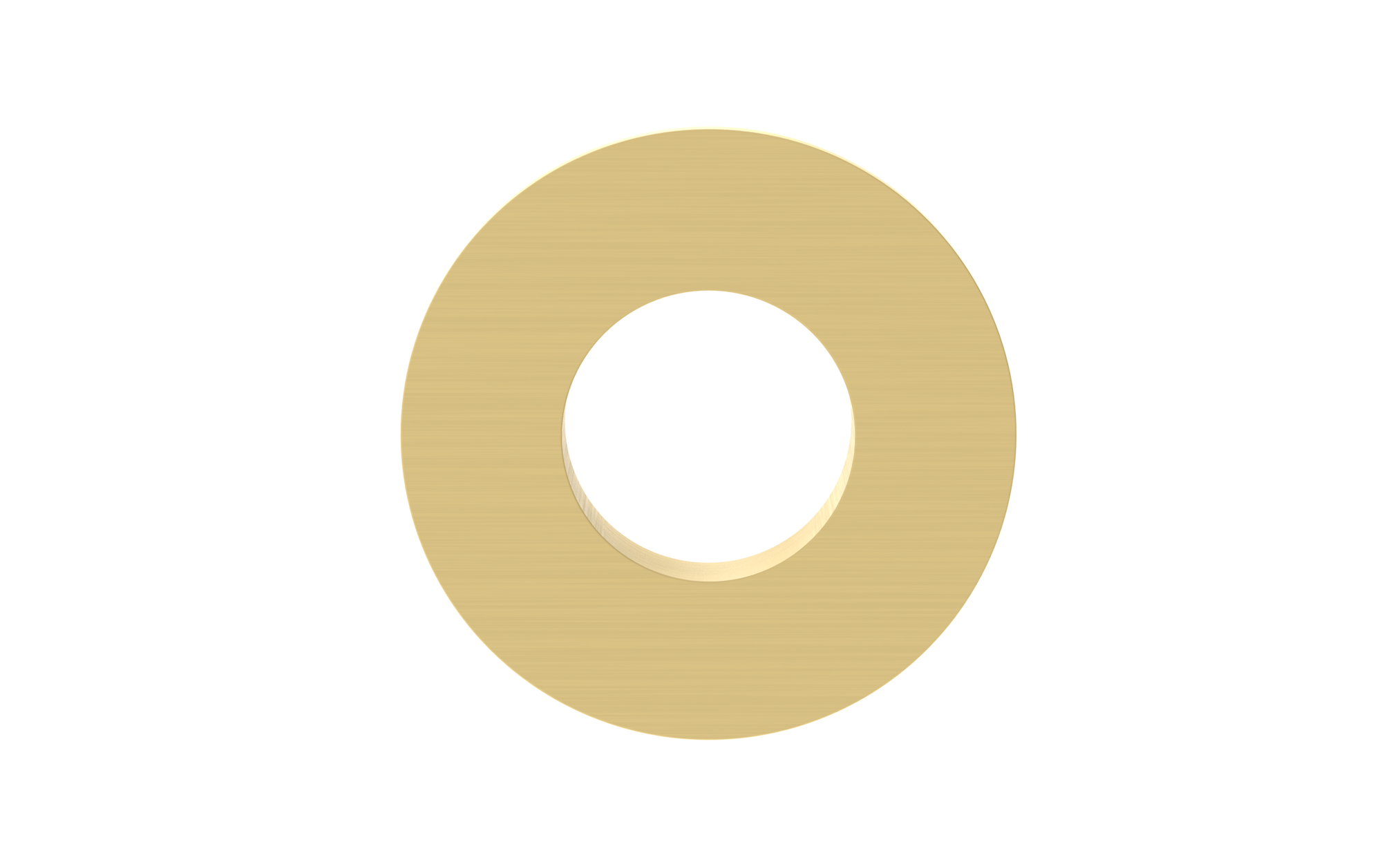 Overflow Ring Brushed Brass