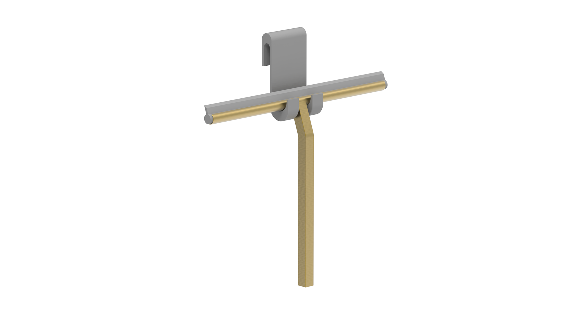 Squeegee Brushed Brass