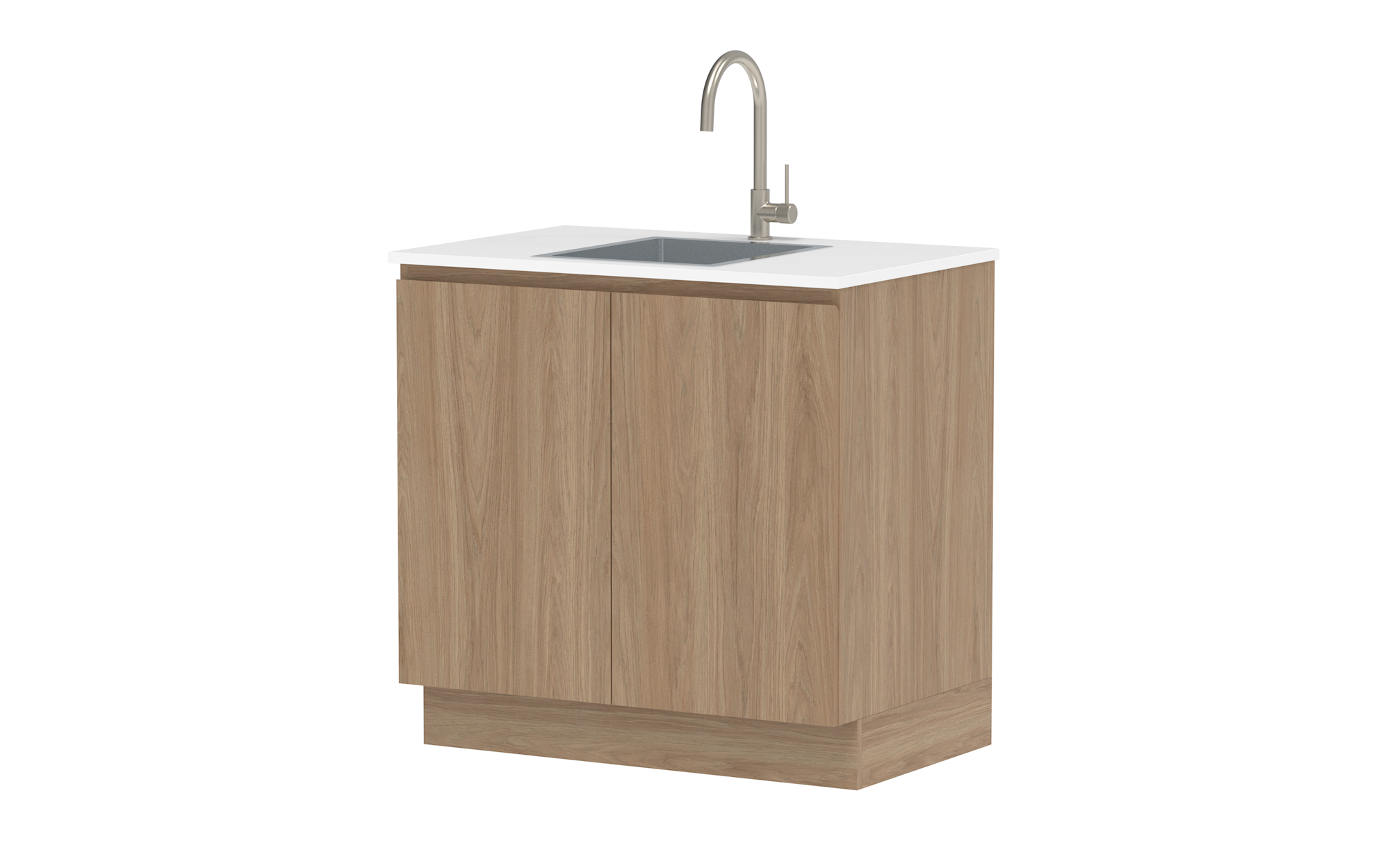With Clovelly Small Rectangular Sink